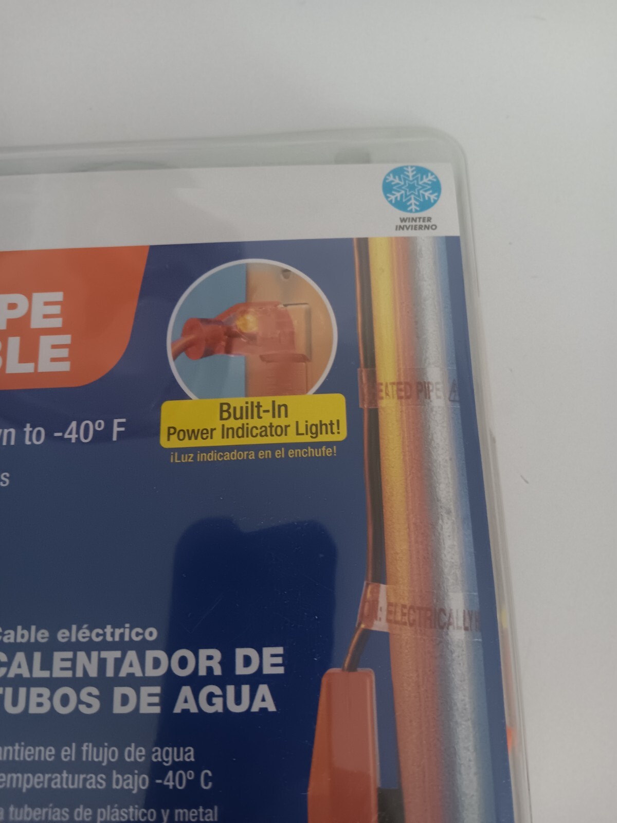 Frost King Electric Water Pipe Cable 3-7FT. HC06 Brand New In Package