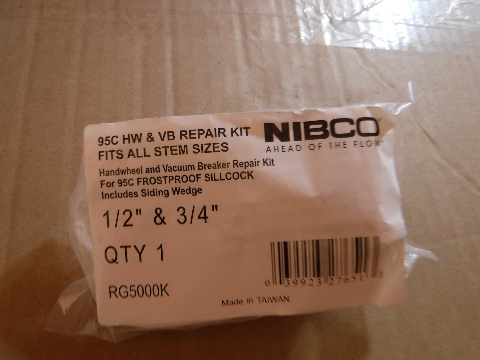 NIBCO 95C HW & VB FROST-PROOF SILLCOCK HARDWARE REPAIR KIT SCREW SIDING WEDGE