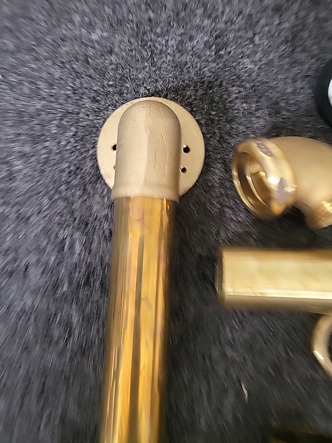 17 Gauge Brass Metal Tip-Toe Trim and 2-Hole Overflow Cover, Polished Chrome