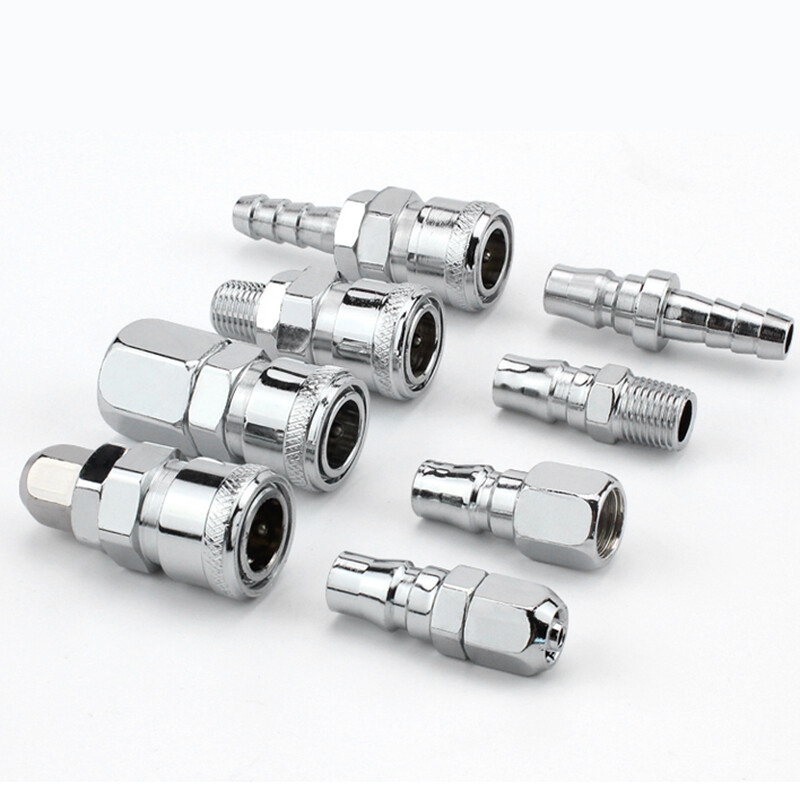 Pneumatic C-Type Quick Coupling Quick Release Connector For Air Water Compressor