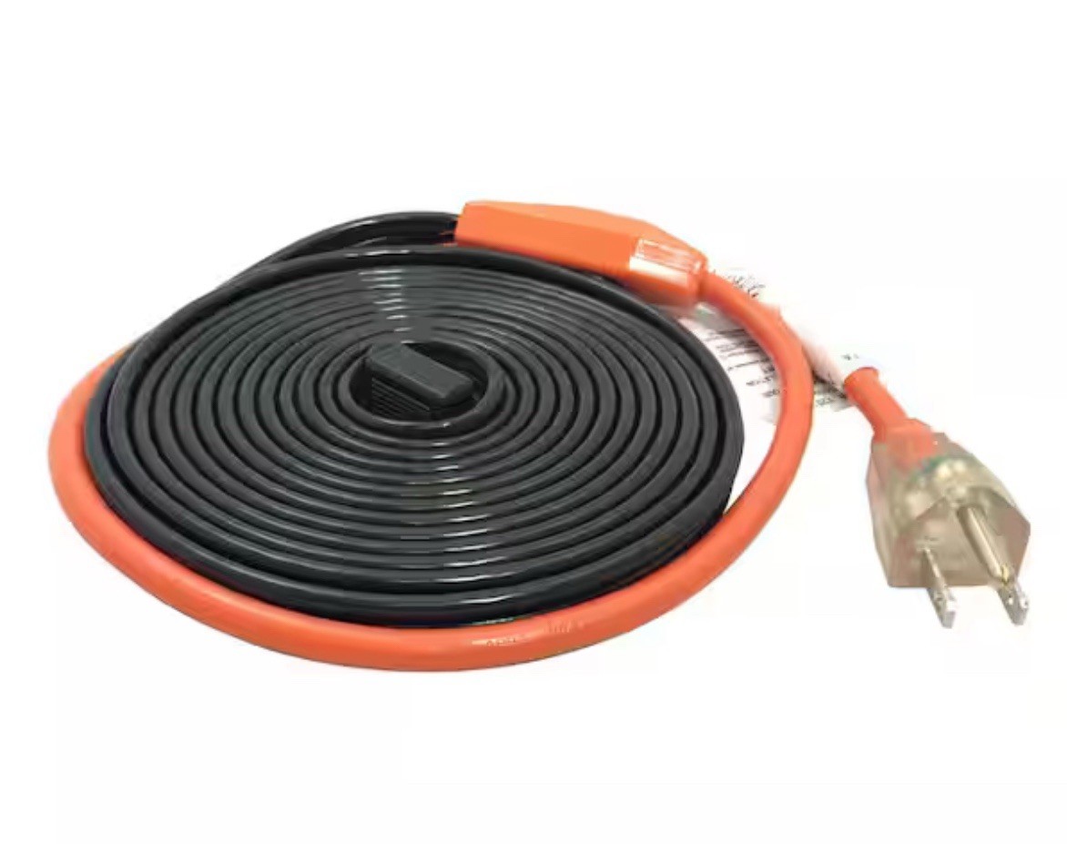 NEW Frost King 12 FT ELECTRIC WATER PIPE HEAT CABLE KIT (HC12) 120 VAC