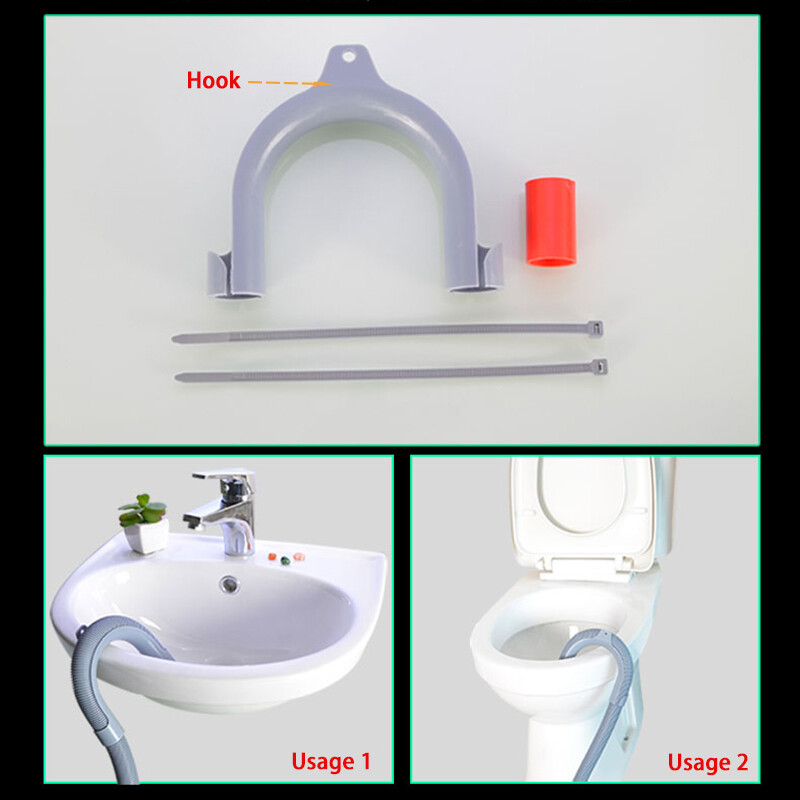 Washing Machine Drain Hose Extension Pipe Sewer Outlet Tube 1.5/2/3/4 Metre