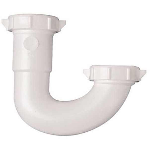 Keeney10400WK 1-1/2-Inch or 1-1/4-Inch by 1-1/2-Inch J-Bend, White, 15 Pack