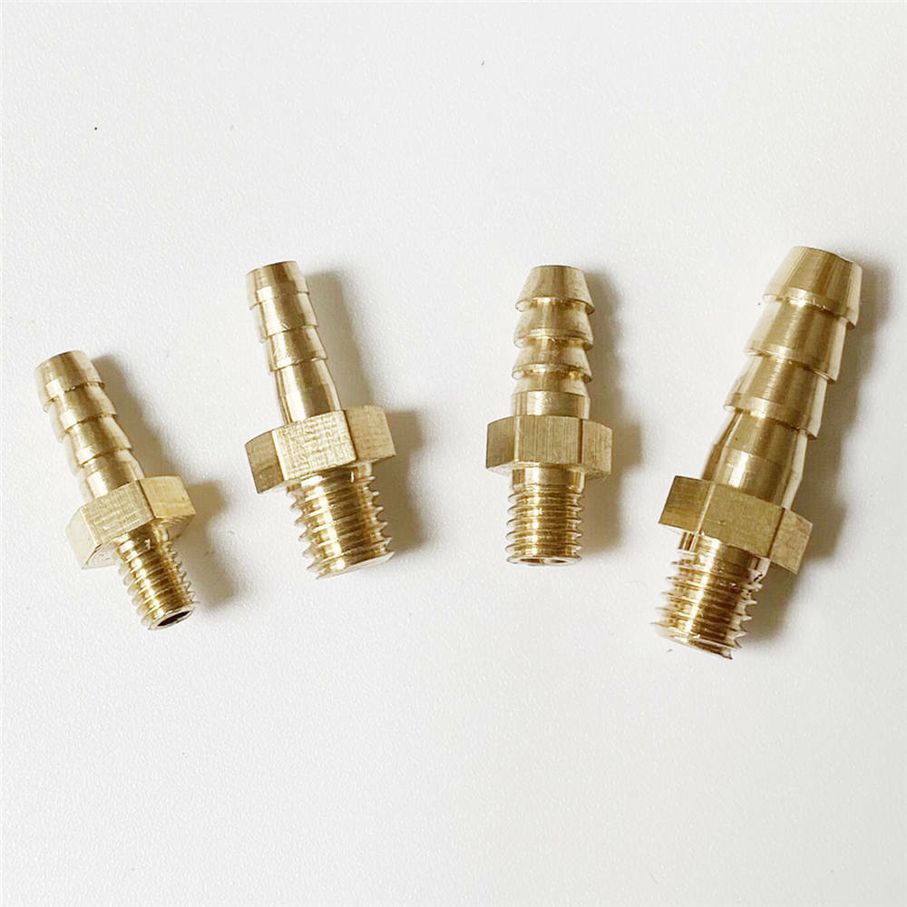 1x Metric M4 M5 M6 M8 to 3mm 4mm 5mm 6mm 8mm 10mm Brass Barb Hose Tail Connector