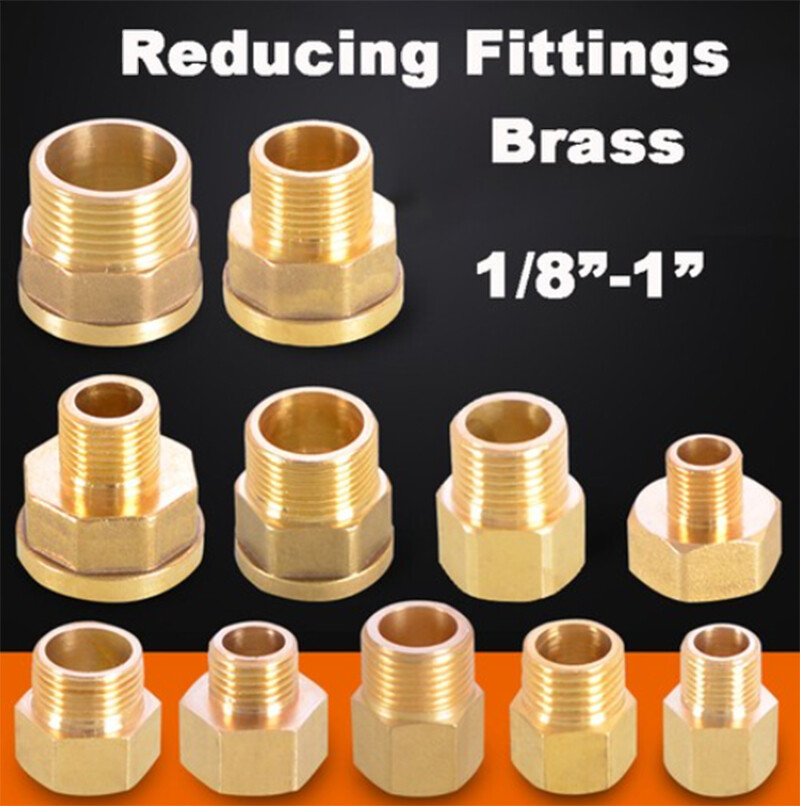 BSP Brass Reducing Fittings Female To Male Thread Connector Adaptor Coupler 1/8″