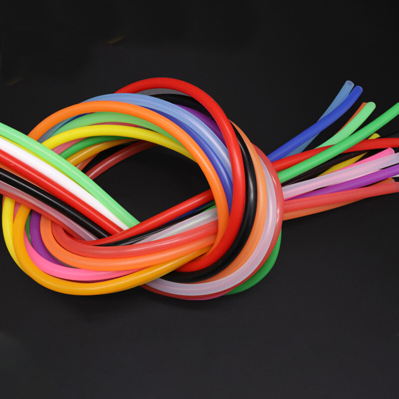 Mulitcolor Food Grade Silicone Tube Flexible Rubber Pipe Water Soft Hose 5x7mm