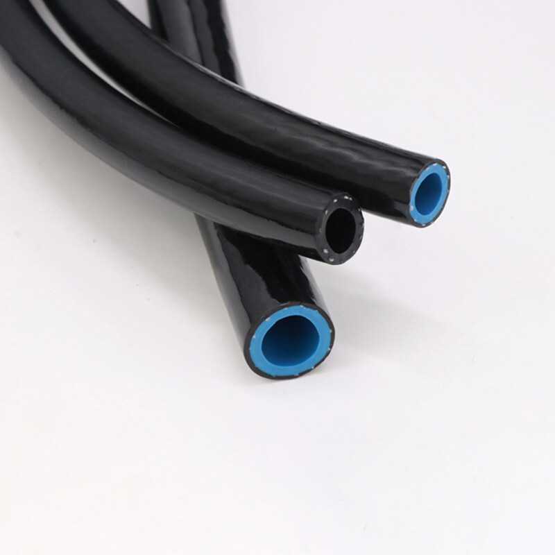 ID 6-16mm Double-layer TPU Oil Pipeline Diesel Fuel Hose Tube Tubing Black/Blue