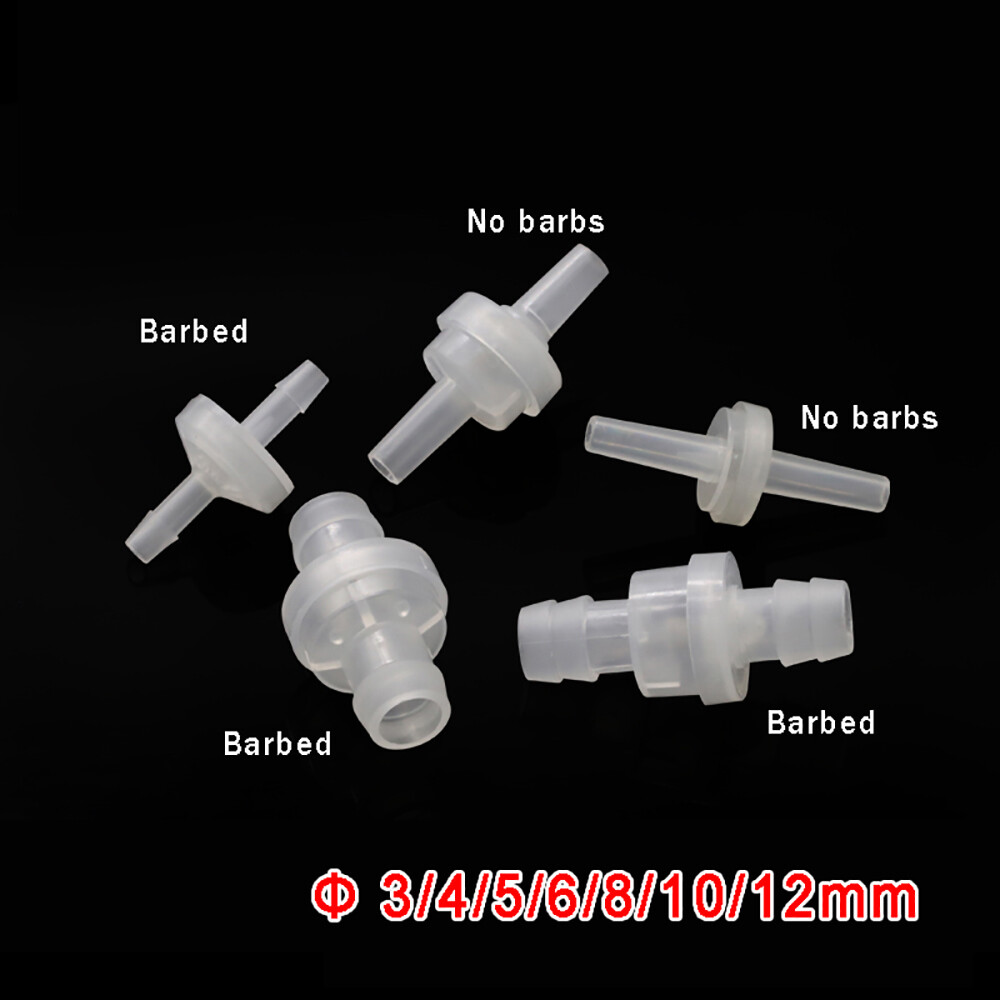 Plastic Non Return Valve One Way Check Valve Φ3mm-12mm Fuel Air Water Tube Hose