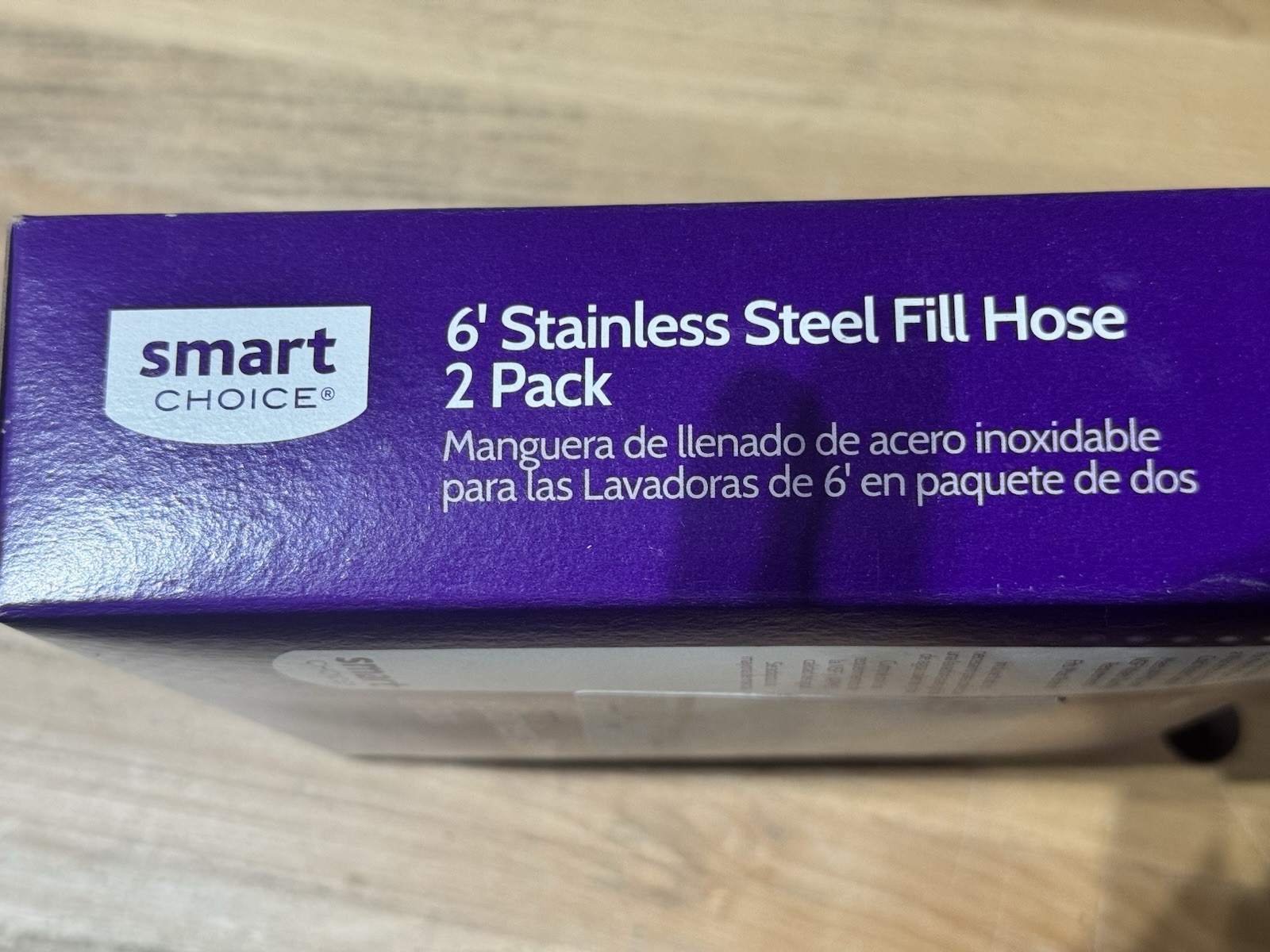 Smart Choice 6′ Stainless Steel Washer Fill Hoses 2-Pack Braided Hot Cold Lines