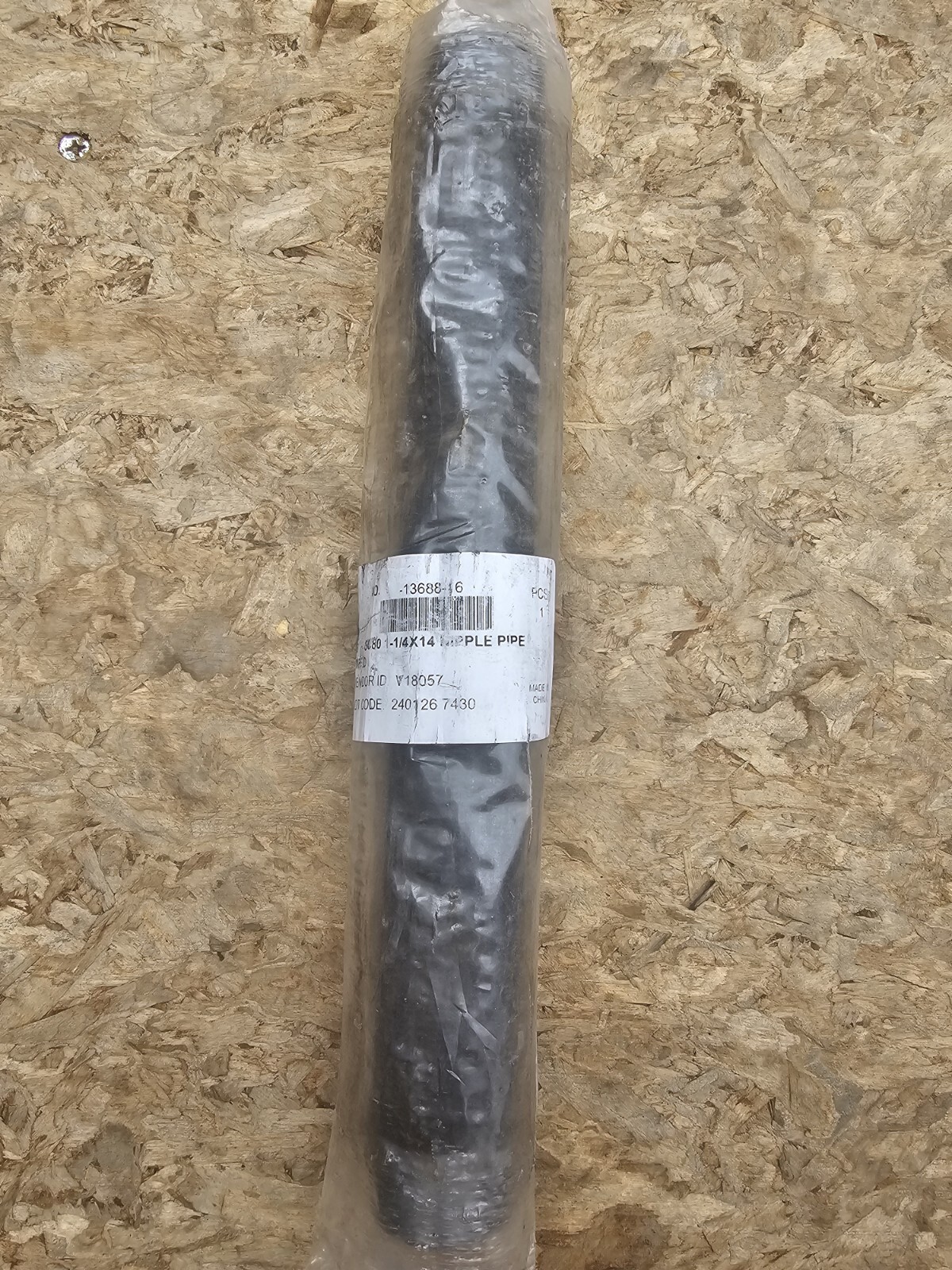 Schedule 80 Steel Welded Pipe Nipple 1-1/4″ x 14″ 13688-6 B-SCH80 V18057