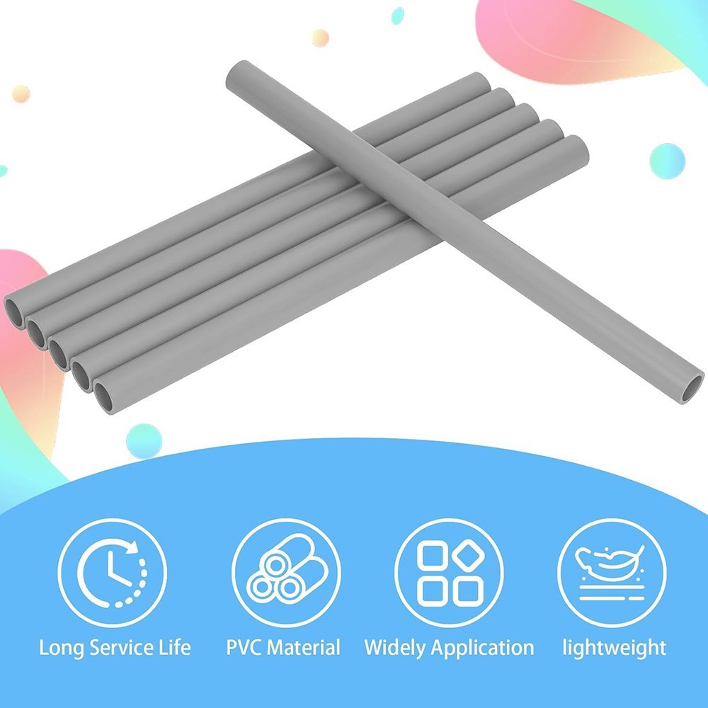 20-315mm Grey PVC Round Tube / Pipe Solvent Weld Length 2cm 5cm 8cm 10cm – 30cm