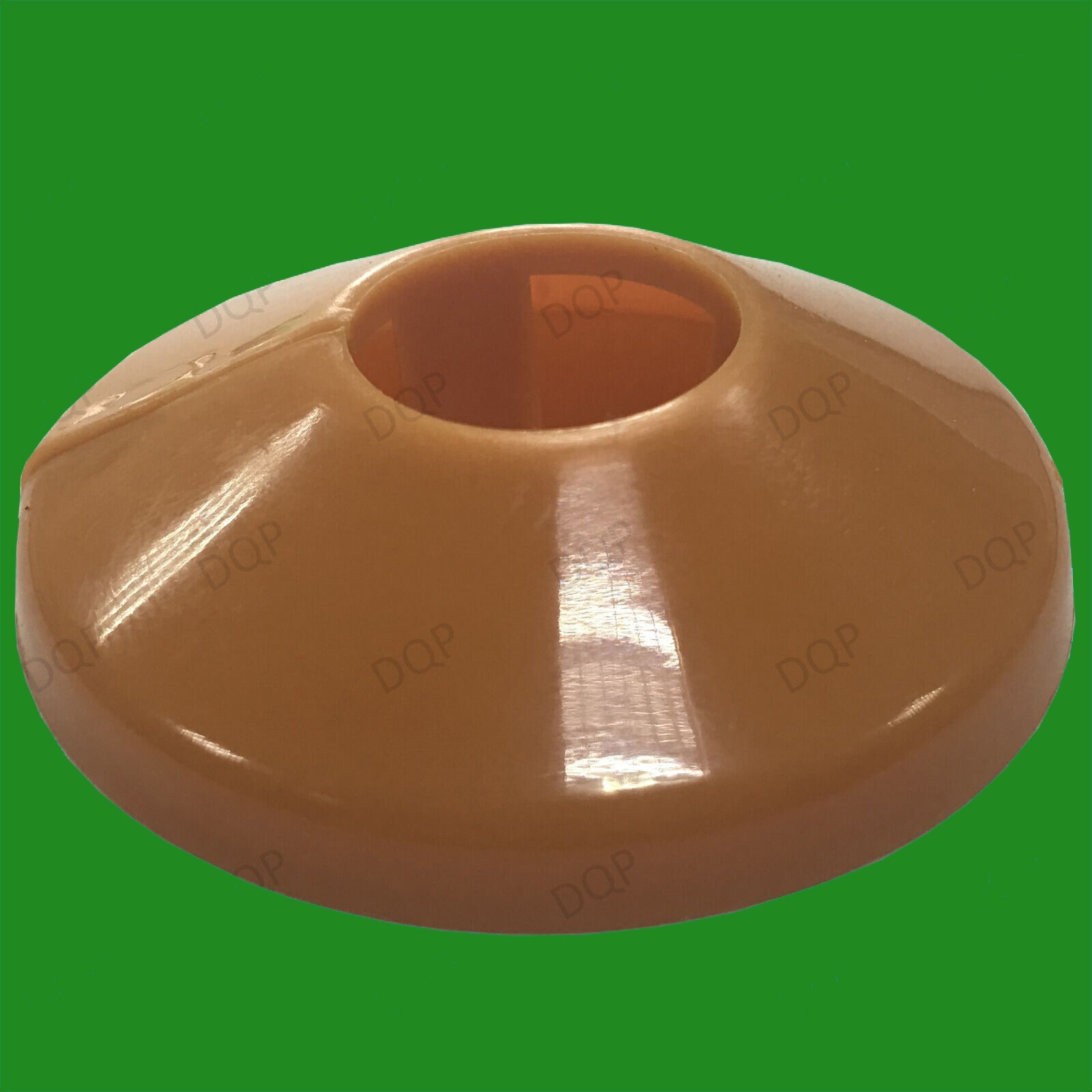 12x Brown Plastic Radiator Pipe Collars, For 15mm Pipes Easy Fit Flooring Covers