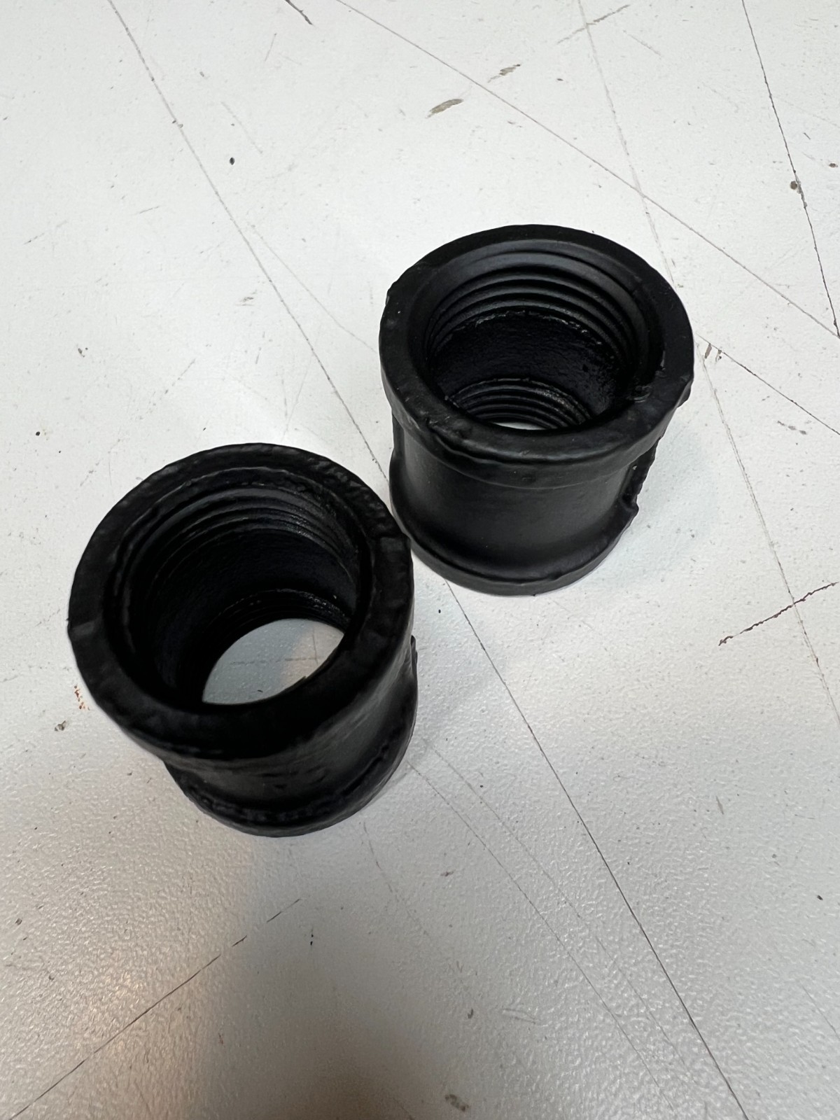 2 pcs) Various Sizes of Decor Coupling Fittings Rustic Urban Shelf Threaded NPT