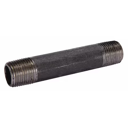 4″ X 8″ Black Pipe Nipple Sch 40, 591-080