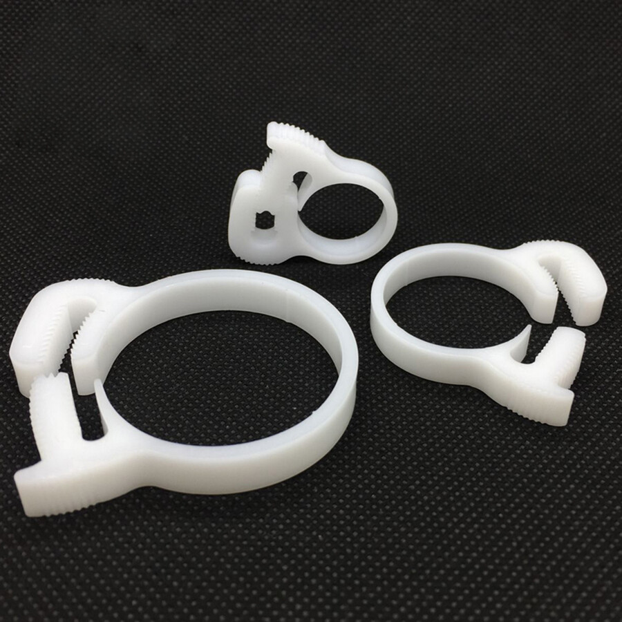 7.6mm to 56.5mm Plastic Clip Snap Ratchet Hose Pipe Clamp Fittings Tube Fastener