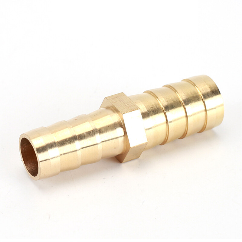 4-20mm Hose Tail Joiner Tubing Connector Brass Pipe Fitting For Air, Water, Fuel