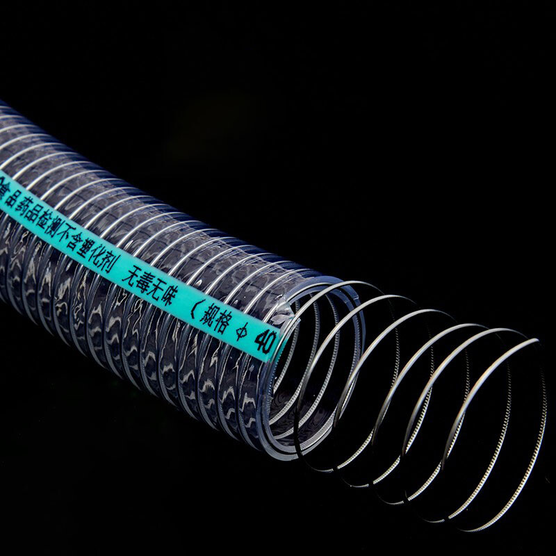 Heavy Duty Braided Wire Reinforced Clear Flexible PVC Hose Pipe – Water Air Fuel