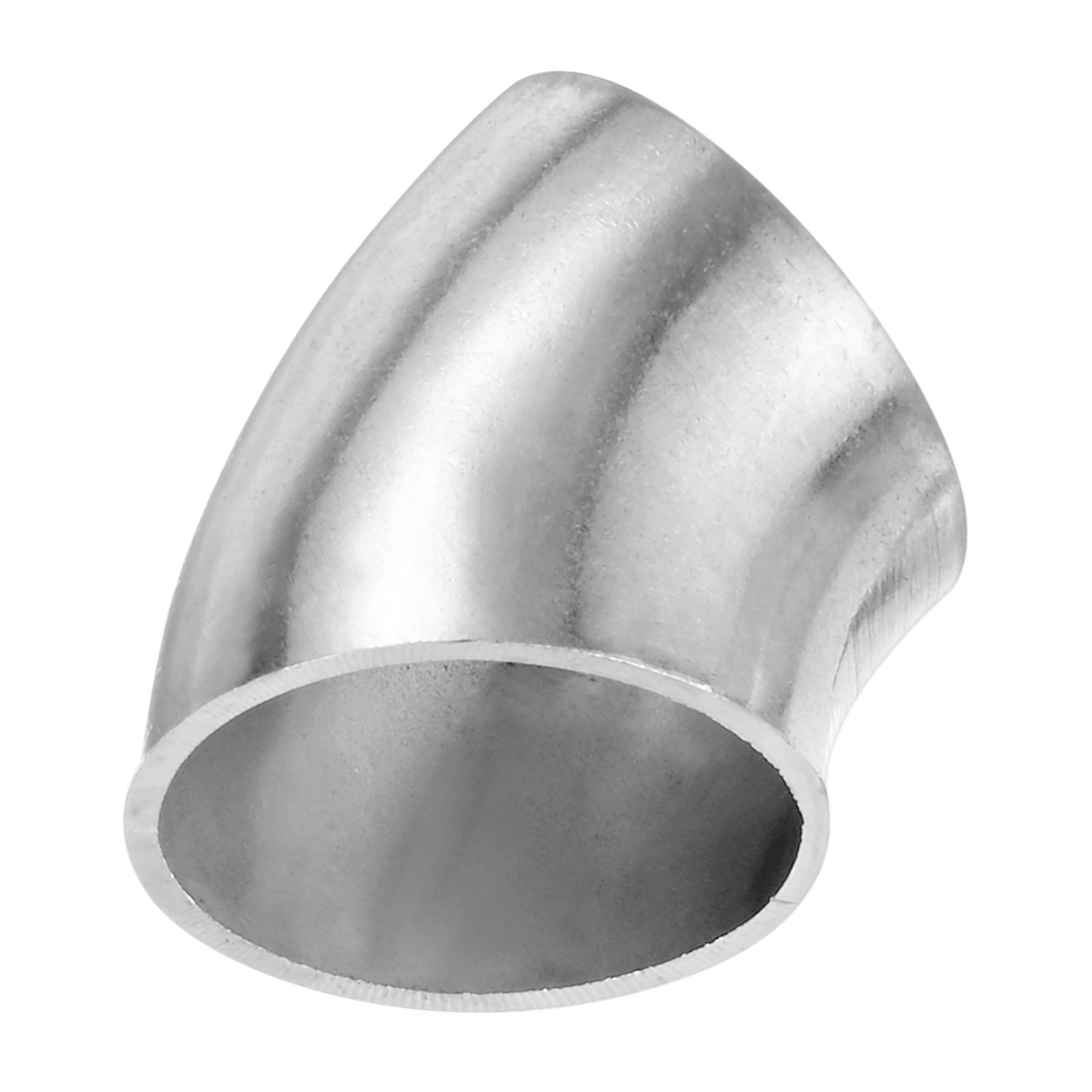 2-Pack OD 1 Inch 45 Degree Mandrel Bend Elbow, Thicken 1.5 mm Height 33 mm
