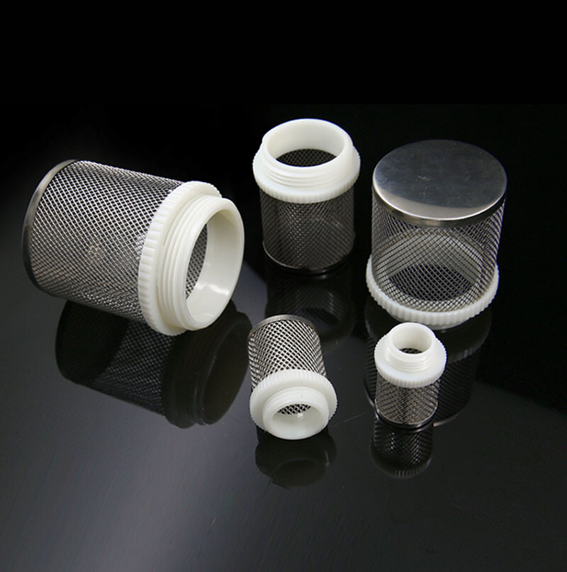 1/2″ ~ 4″ Strainer-Suction And Sump Filter Stainless Steel Mesh Nylon Threads