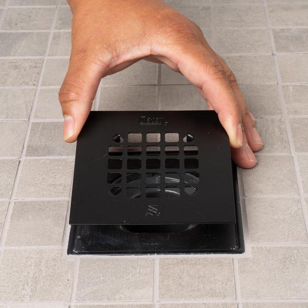 Oatey 42419 4.54″ Snap-In Strainer Matte Black