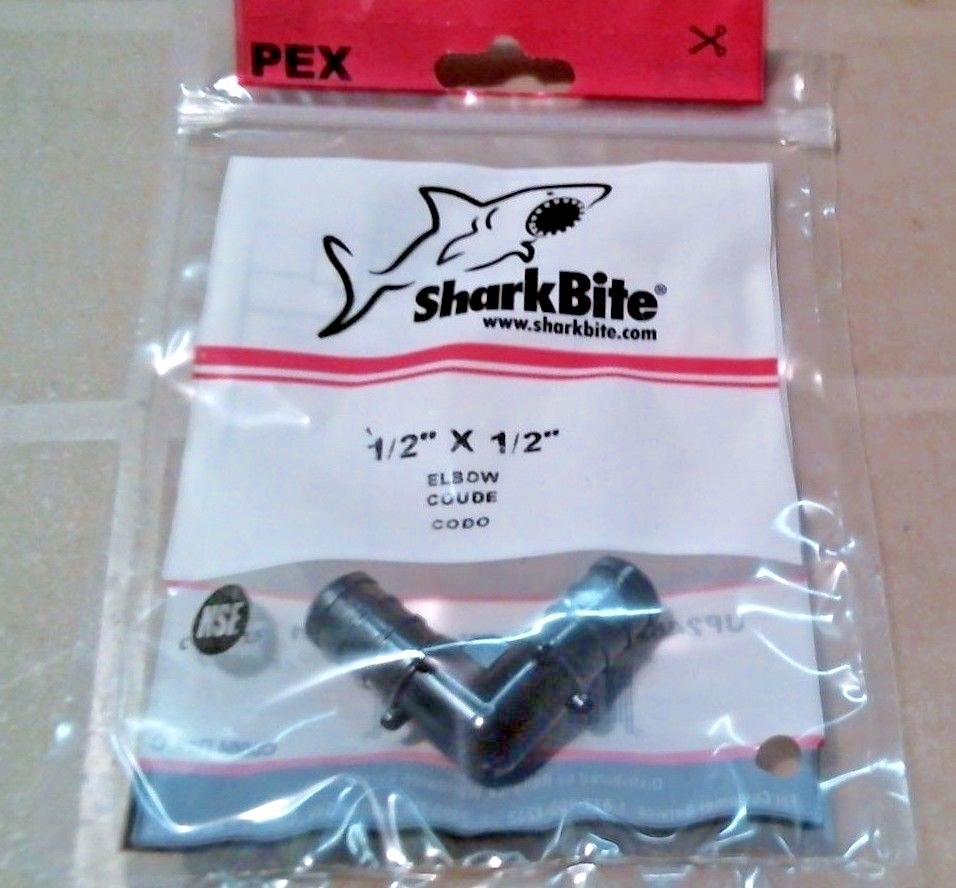 SharkBite UP248A Cash Acme 1/2″ x 1/2″ Elbow Coupler , FREE SHIPPING