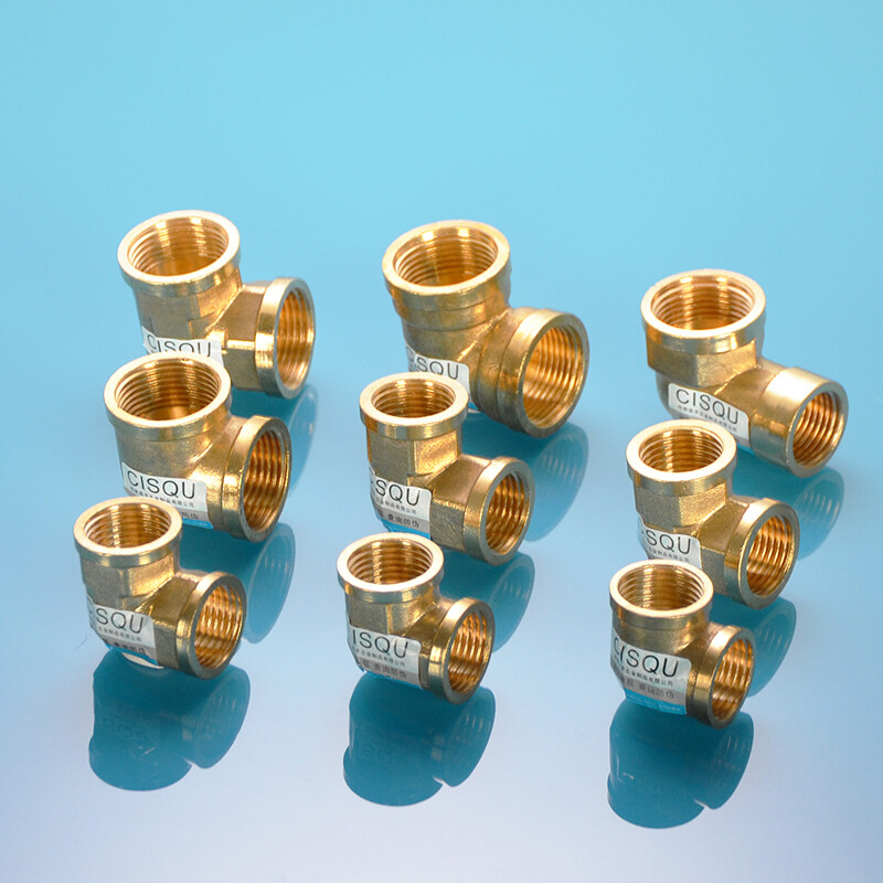 1/2″3/4″Brass Male/Female Thread Fittings Water Gas Pipe Elbow Adapter Connector