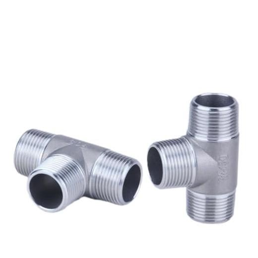 304 Pipe Fitting – 3/4″ Male x 3/4″ Stainless Steel 3/4″ M x 3/4″ M x 3/4″ M
