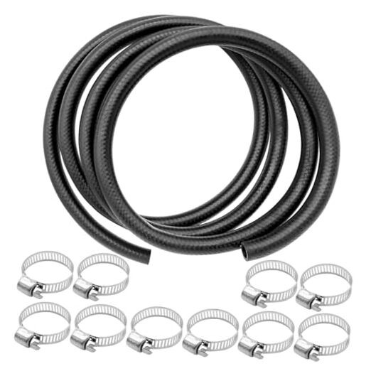 SMMS 11FT Length Reinforced Rubber Heater Hose Coolant Radiator with 10 Hose