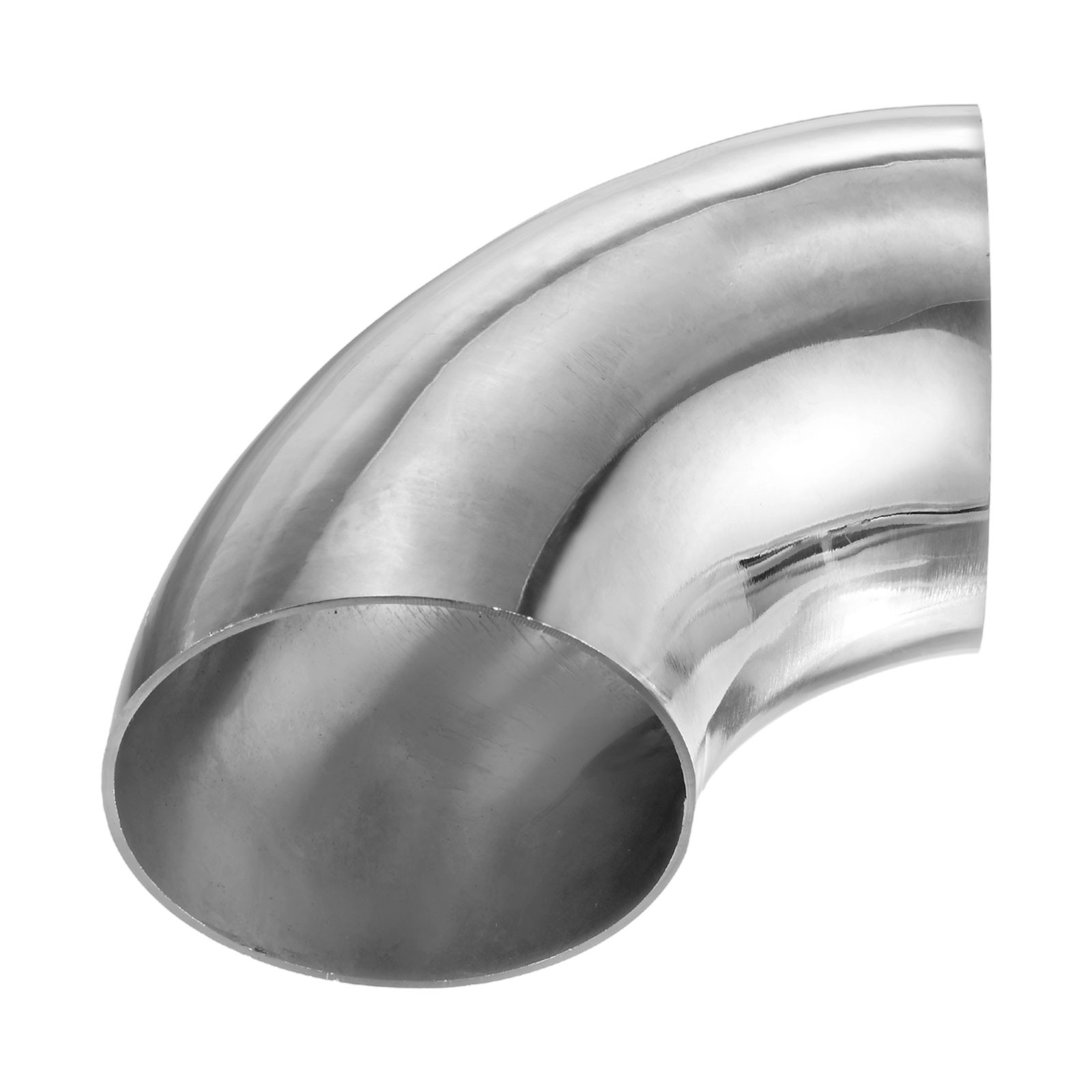 2-Pack OD 2.5 Inch 90 Degree Mandrel Bend Elbow, Thicken 1.5 mm Height 95 mm