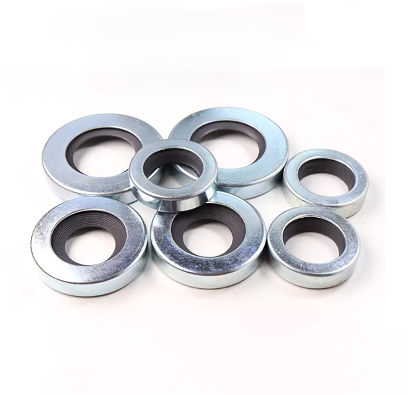 Carbon Steel PTFE Oil Shaft Seal Oil Sealing Washers ID 25-100mm OD 40-125mm