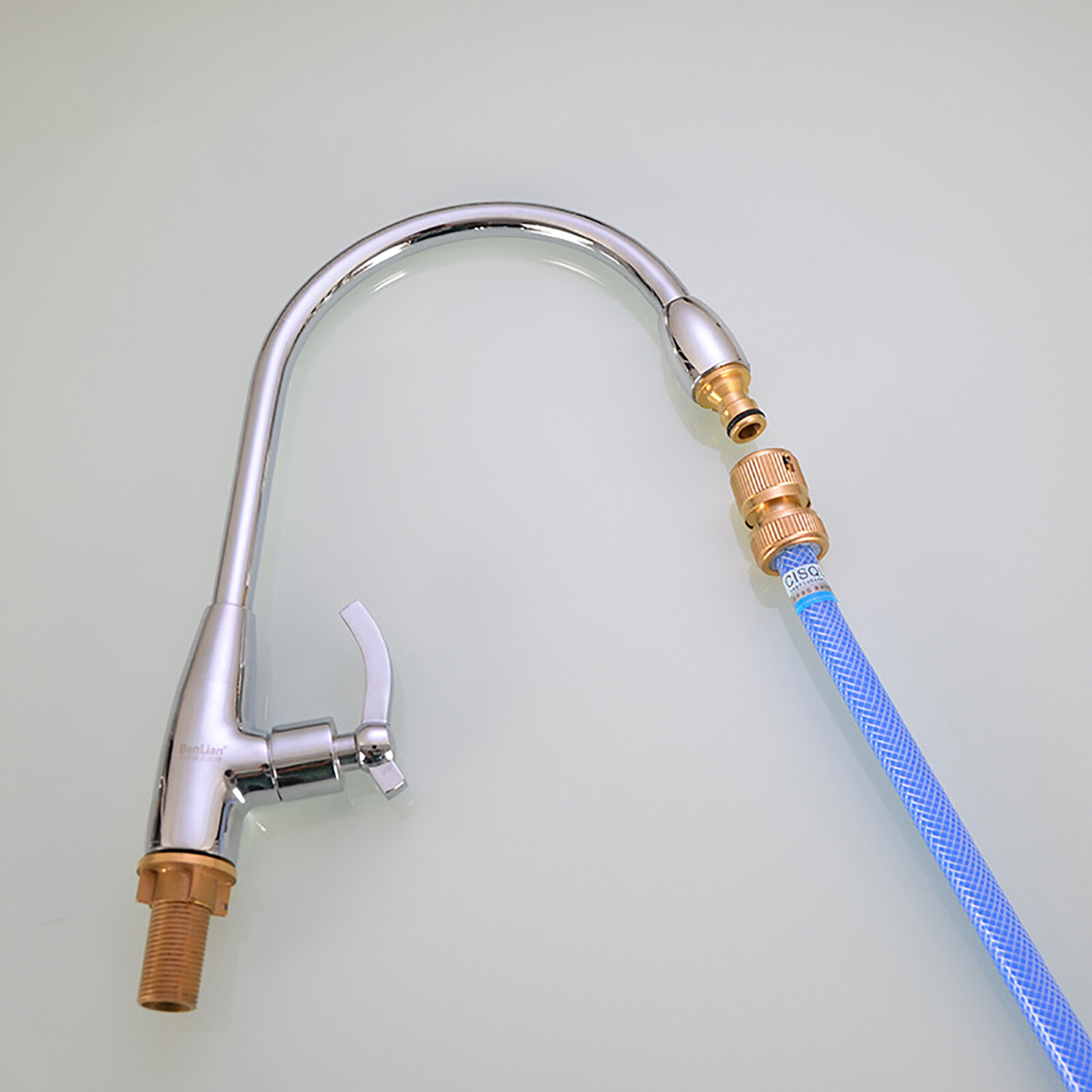 3/4″1/2″ Garden Watering Water Hose Pipe Brass Fitting Spray Gun Tap Connector