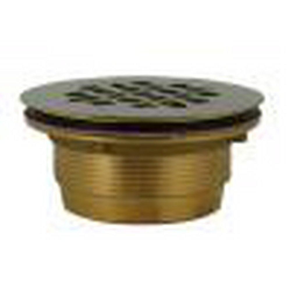 Jones Stephens D40-140 Shower Stall Drain SS Strainer Brass 2