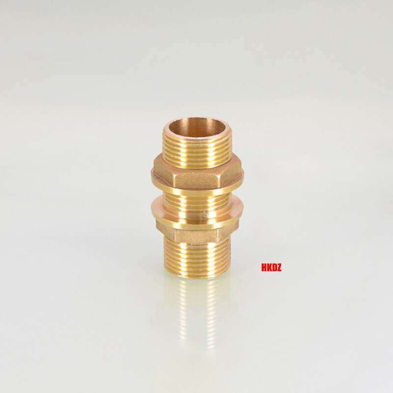 1/2″~2″ Brass Water Tank Connector Female/Male Thread Bulkhead Fittings Adapter