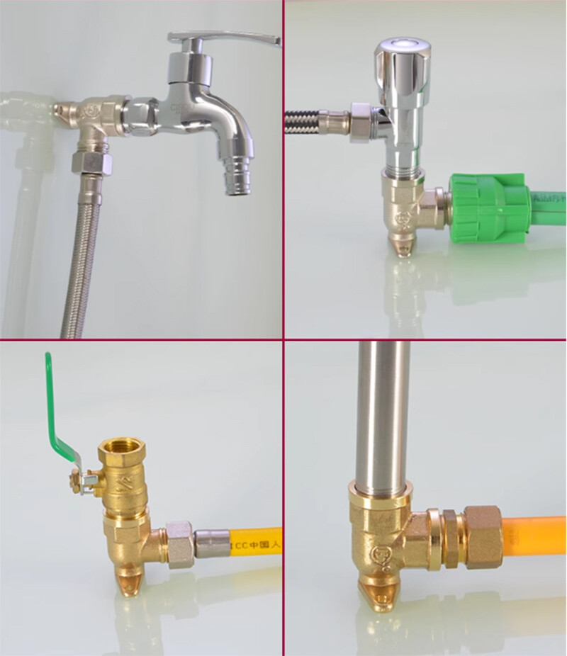 1/2″ BSP Brass Elbow With Base Female X Male Pipe Fitting Water Pipe Connector