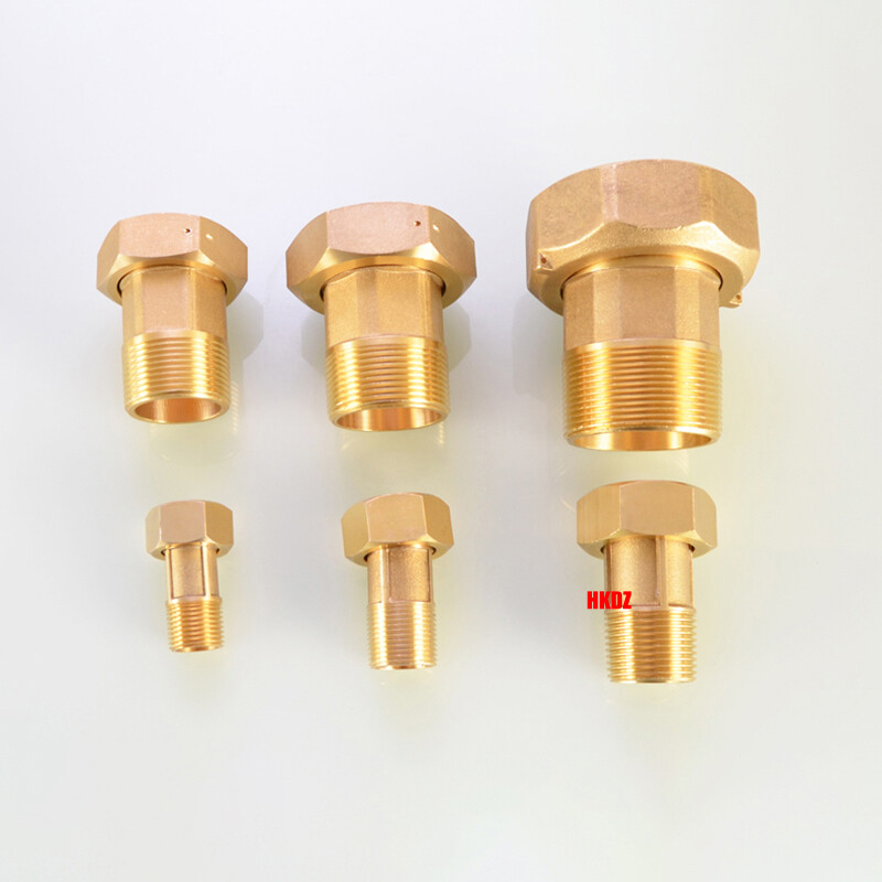 Brass Pipe Fittings Water Meter Pump Adapters BSP Male/Female Thread Connectors