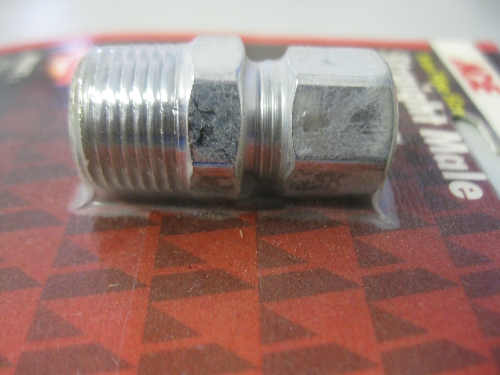 Ace 40321 Iron Pipe Size Straight Male Connector Thread 3/8 OD Lot of 2 NOS
