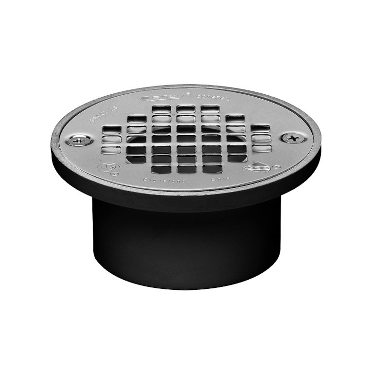 OATEY 43578 DRAIN 2-3 ABS GEN PRPS 43578 W/4 SS SCREW-TITE STRAINER