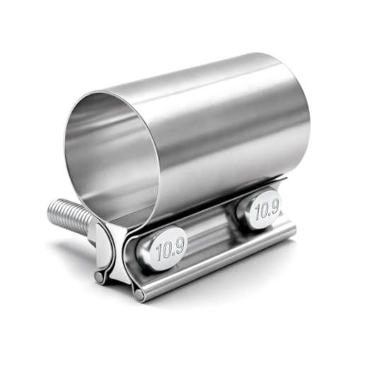 1.75″ Butt Joint Band Exhaust Seal Clamp Sleeve,45mm Stainless Steel 1.75 inch