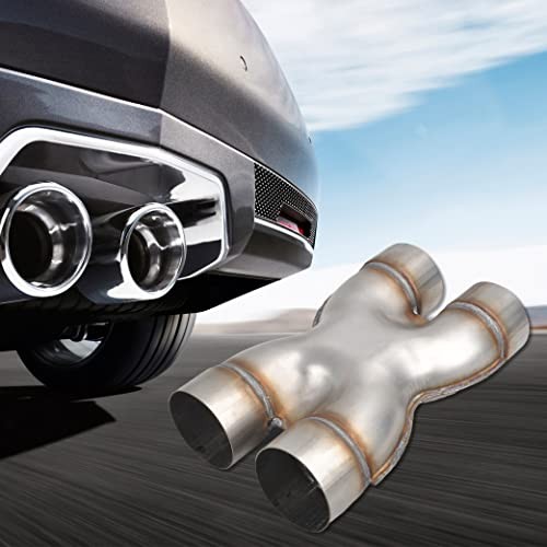 T409 Stainless Steel X Pipe 3” Inch ID Dual to 3” Inch ID 3″ Dual to 3″ Dual