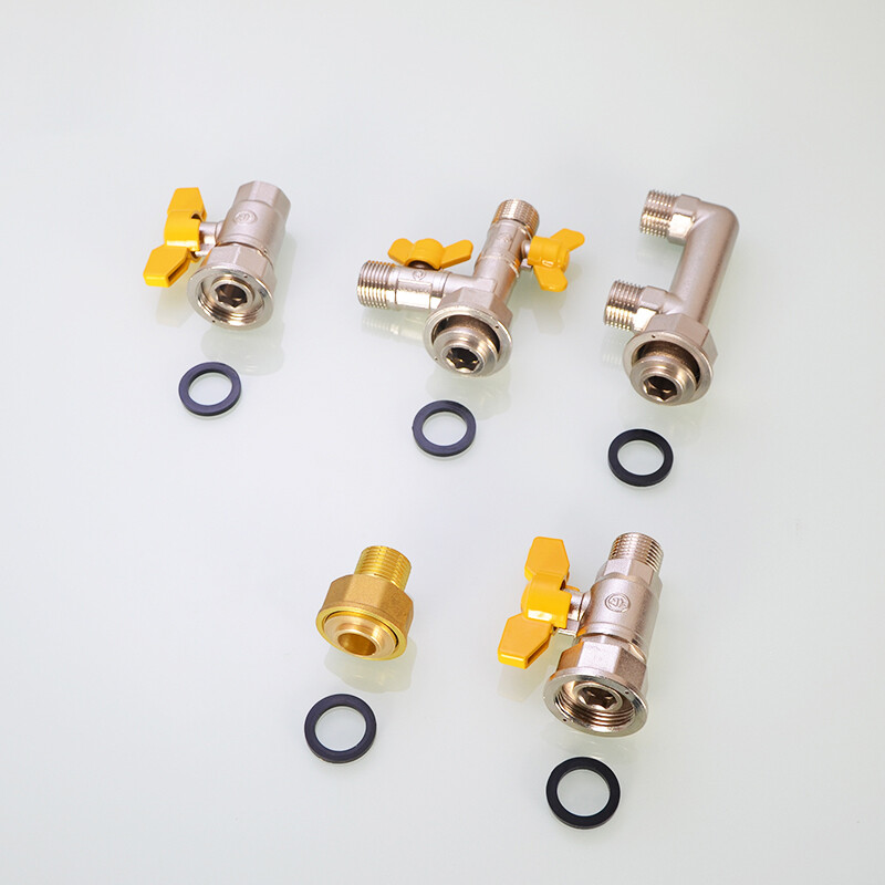 Gas Meter Connectors 1/2″ BSP Brass Female Male Thread Union Adapters Elbow/Tee