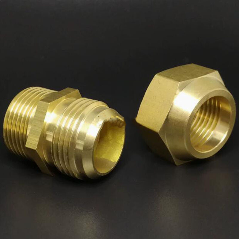 1/8″ to 1/2″ BSP Male Thread Expansion Pipe Fitting Connector Straight/Elbow