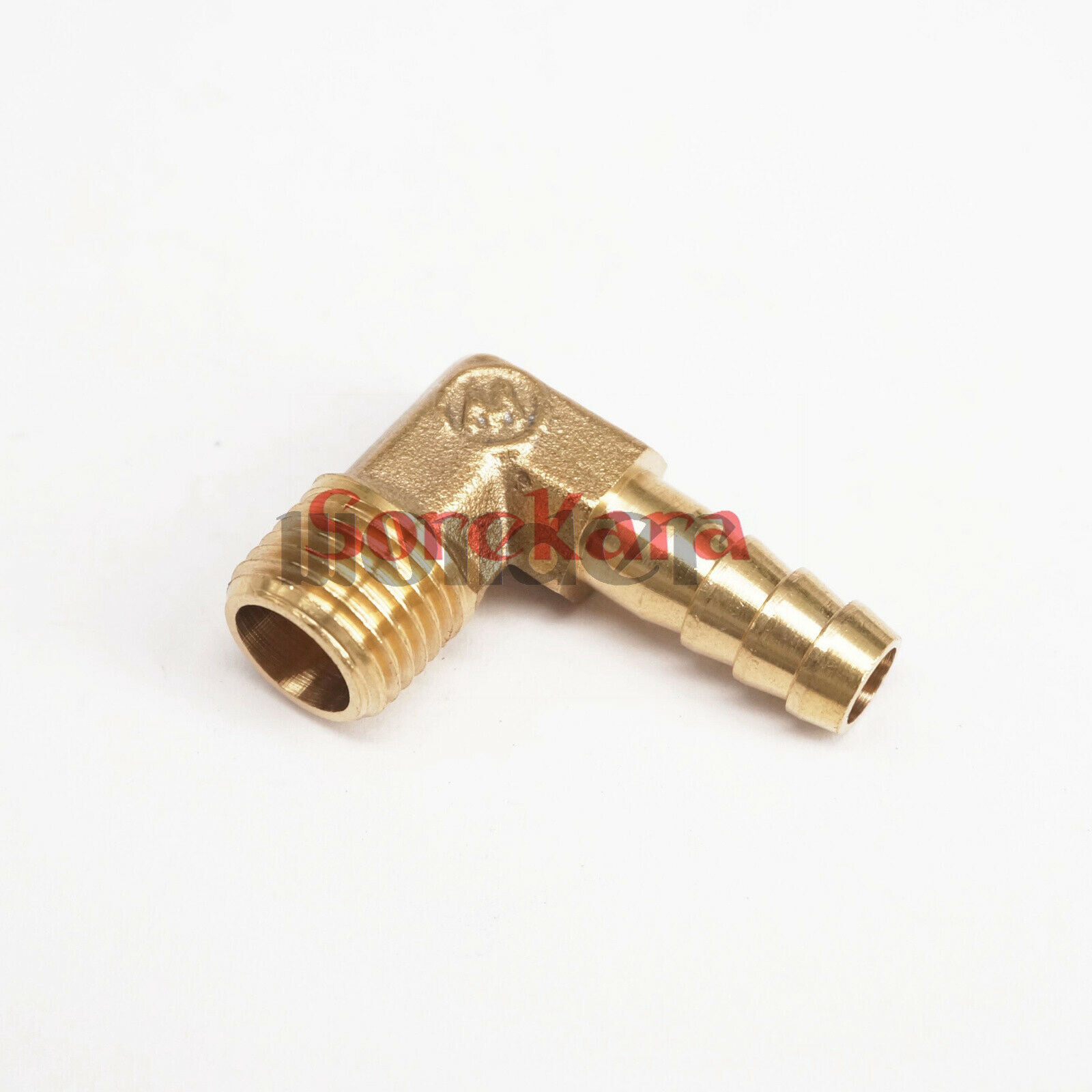 LOT 2 Fit Hose I.D 8mm x 1/4″ BSP Male Elbow Brass Coupler Splicer Fittings