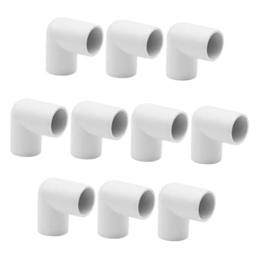 PVC Fittings Elbow Furniture Grade Connector 2 Way 90 DegreePcs 1/2 Inch 10
