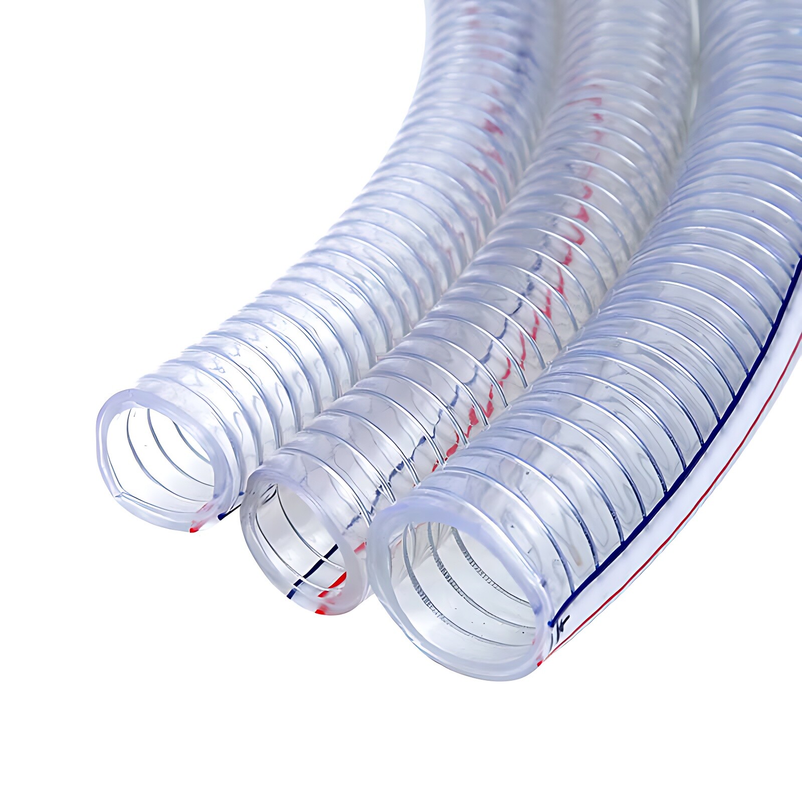 Heavy Duty Braided Wire Reinforced Clear Flexible PVC Hose Pipe – Water Air Fuel