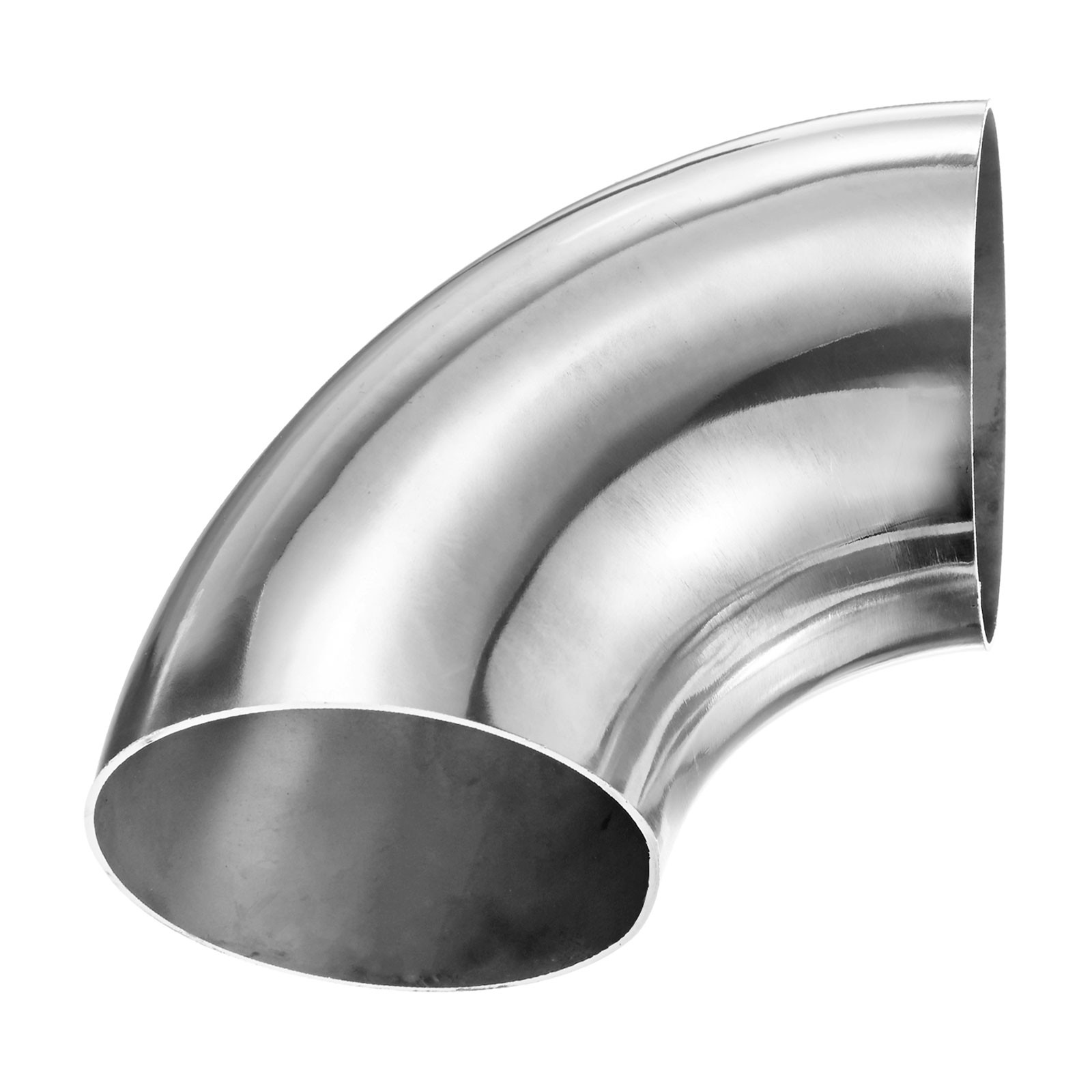 2-Pack OD 3 Inch 90 Degree Mandrel Bend Elbow, Thicken 1.5 mm Height 115 mm