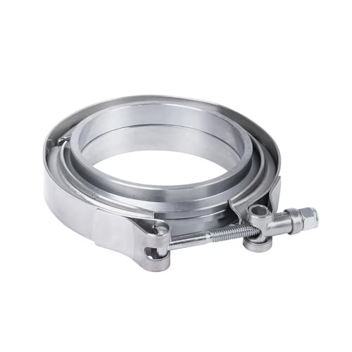 2.75″ V Band Clamp with Flange Stainless Steel Male Female Replacement For