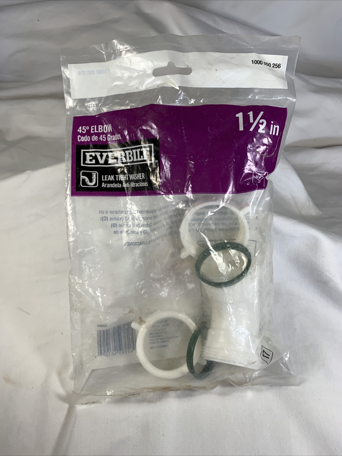 Open Everbilt 1-1/2 in. Plastic 45-Degree Slip Joint Elbow 1000050256 C9665