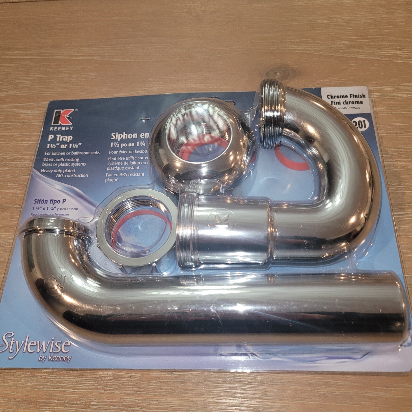 Keeney K400PC Chrome Plated ABS P-Trap 1-1/2″ or 1-1/4″ new