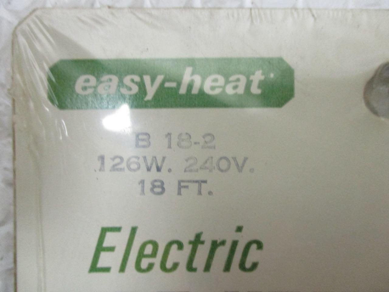 Easy-Heat Electric Pipe Heating Cable B-18-2 126W 240V 18′