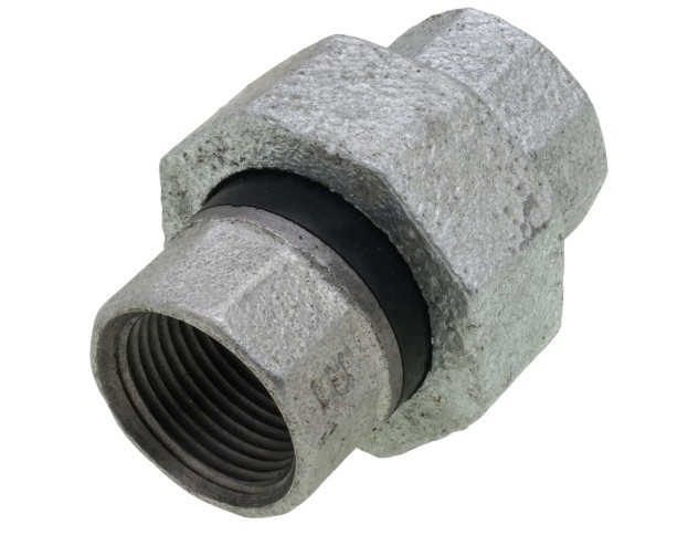 Various Sizes of Galvanized Mall Iron Insulating Gas Meter Union Pipe NPT Thread